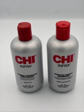 CHI INFRA MOISTURE THERAPY SHAMPOO & INFRA TREATMENT 12 OZ